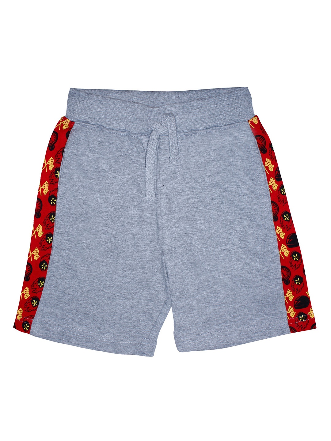 

KiddoPanti Boys Grey Melange Solid Regular Fit Regular Shorts