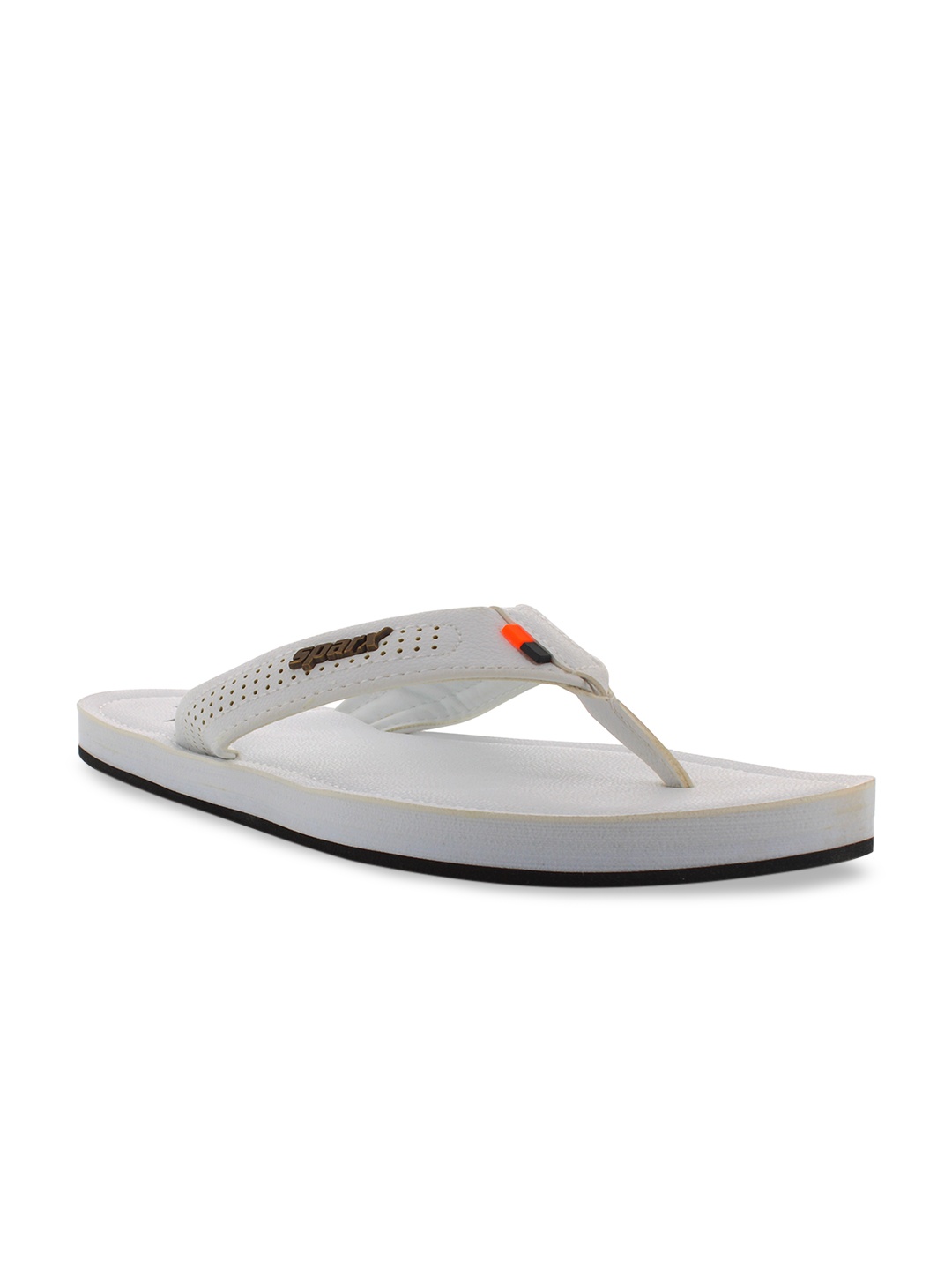 

Sparx Men White Solid Thong Flip-Flops