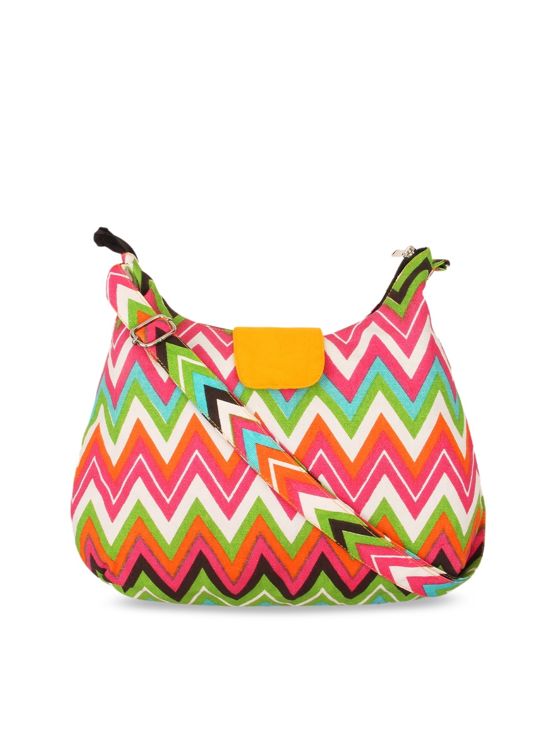 

Vivinkaa Multicoloured Printed Sling Bag, Multi