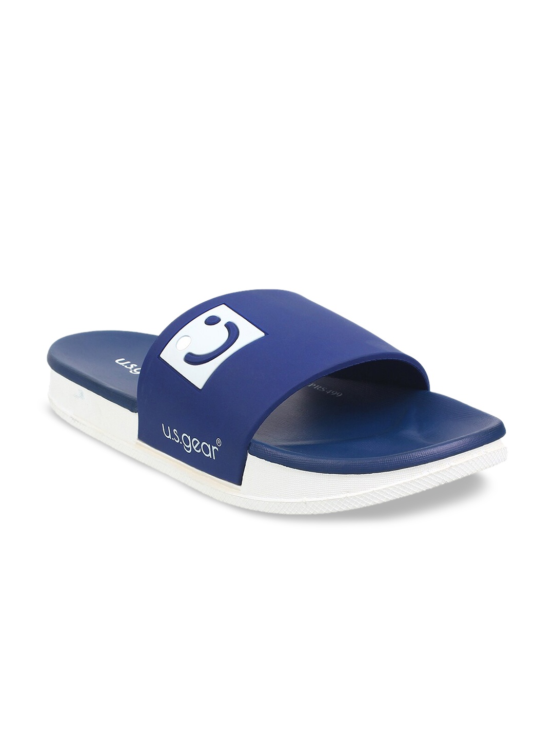 

US Gear Men Blue & White Printed Sliders