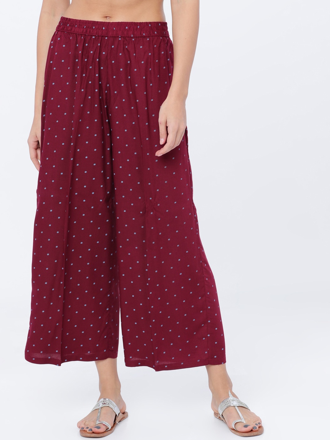 

Vishudh Women Maroon Printed