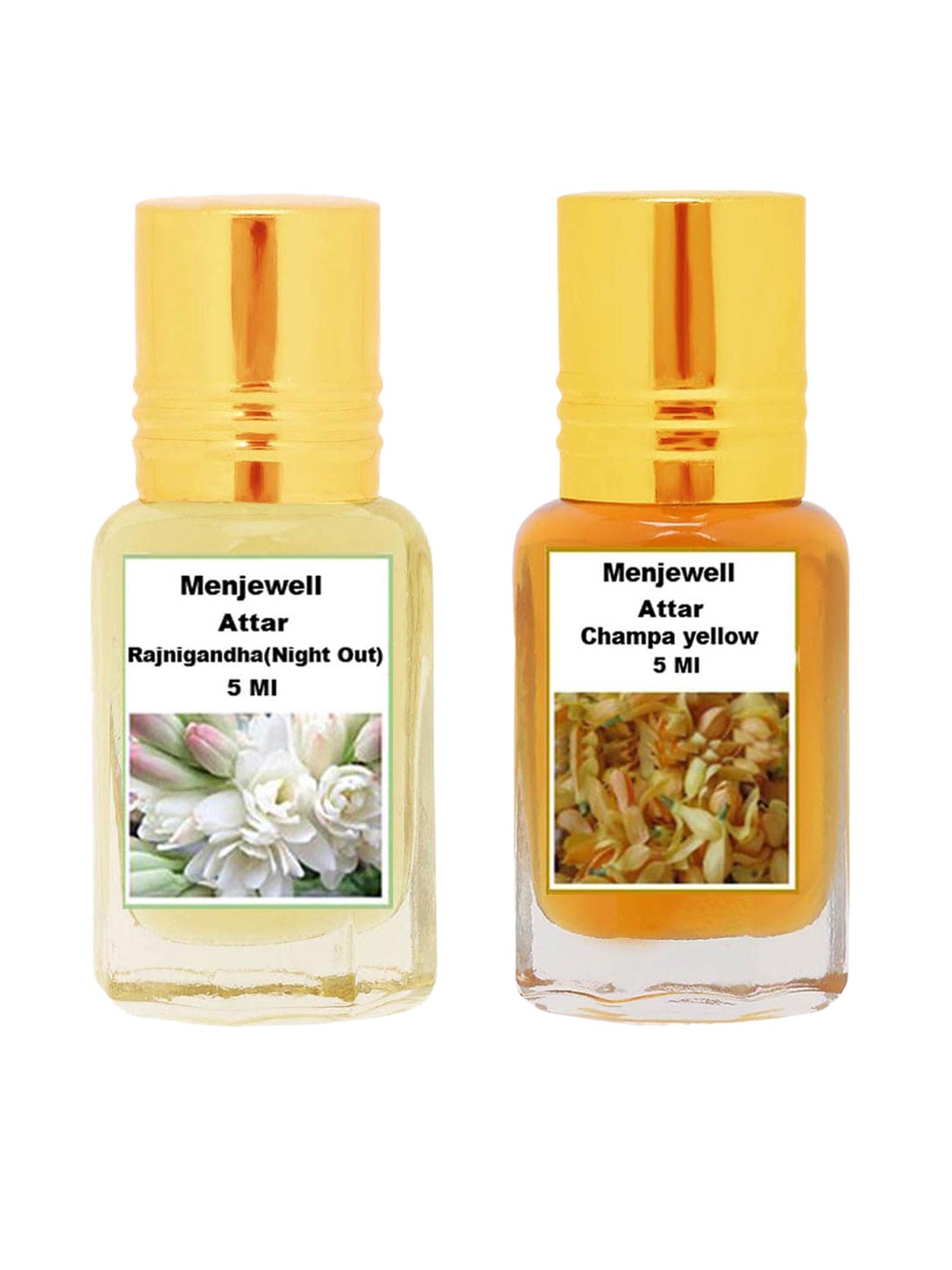 

Menjewell Rajnigandha & Champa Yellow Attar 10 ml