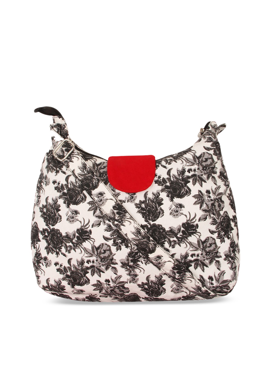 

Vivinkaa White Self Design Sling Bag