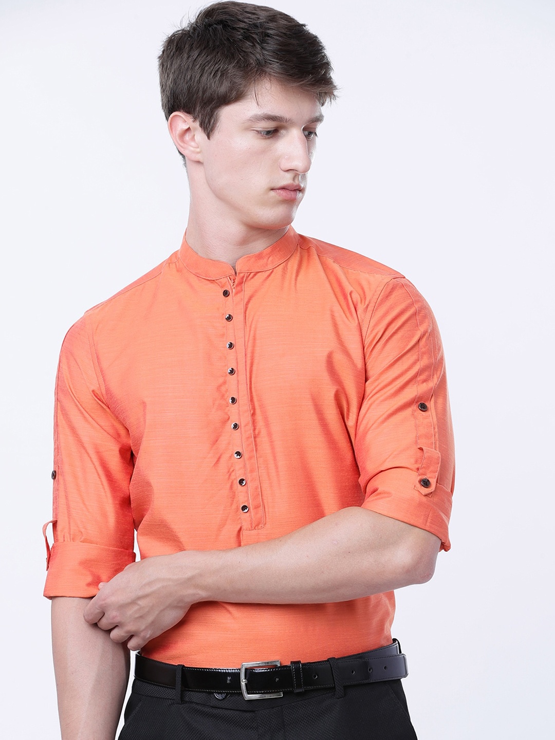 

HIGHLANDER Men Coral Slim Fit Solid Casual Shirt