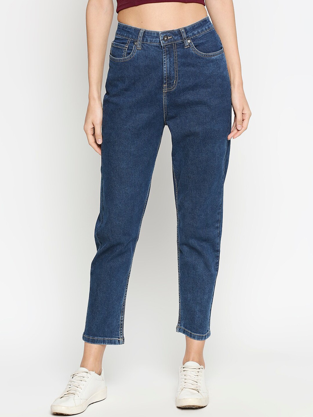 

People Women Blue Relaxed Fit Jeans