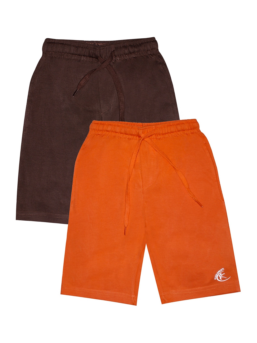 

KiddoPanti Boys Brown Solid Regular Fit Regular Shorts