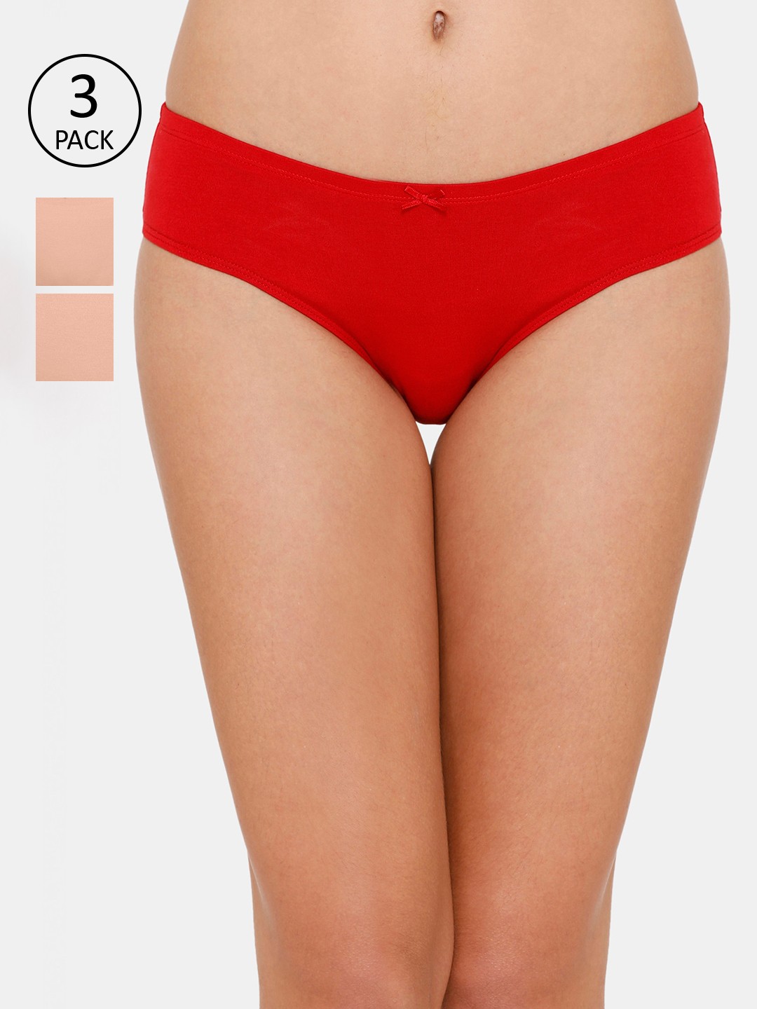 

Zivame Women Pack Of 3 Assorted Hipster Briefs ZI2452FASHZW