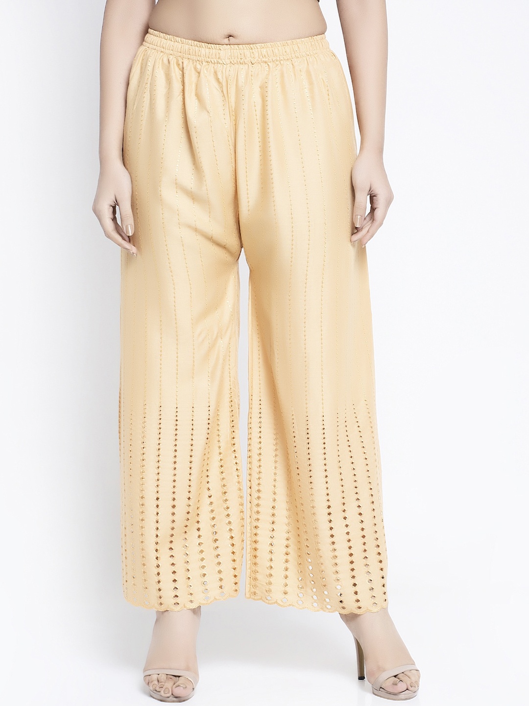 

GRACIT Women Beige Solid