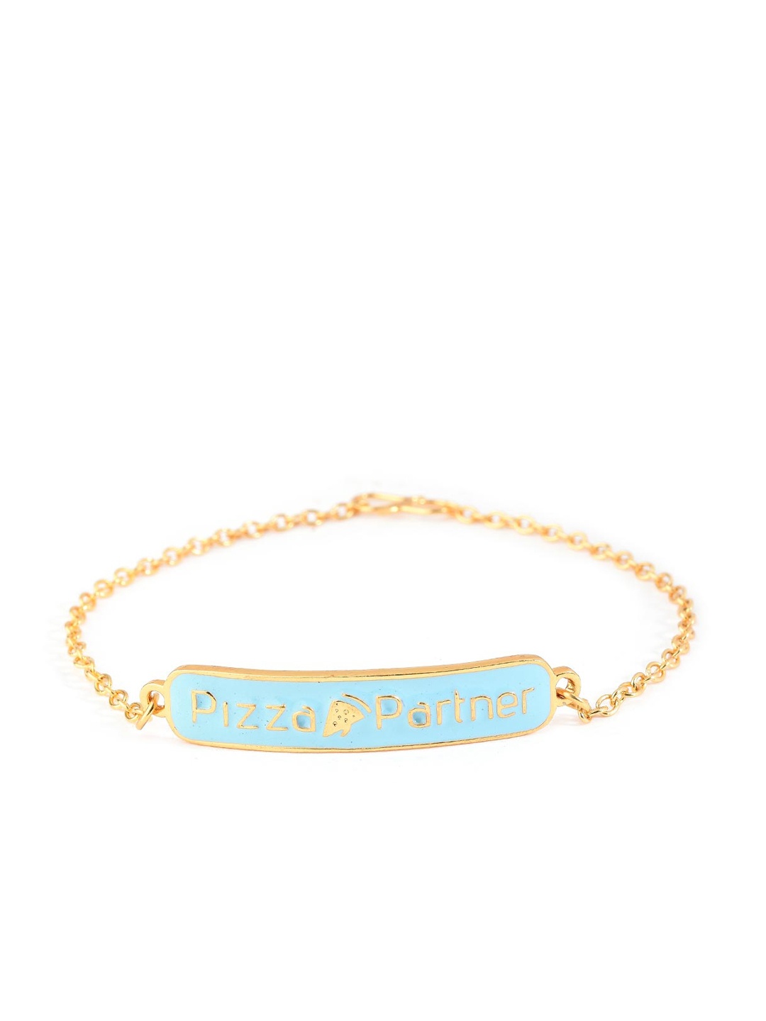 Tistabene Women Gold-Plated & Blue Wraparound Bracelet