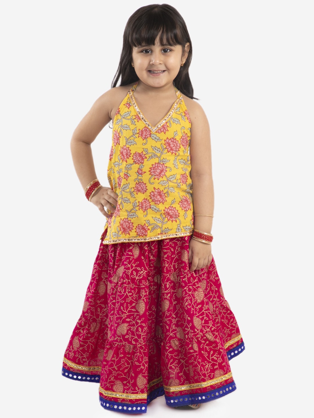 

KID1 Yellow Ready to Wear Lehenga with Blouse