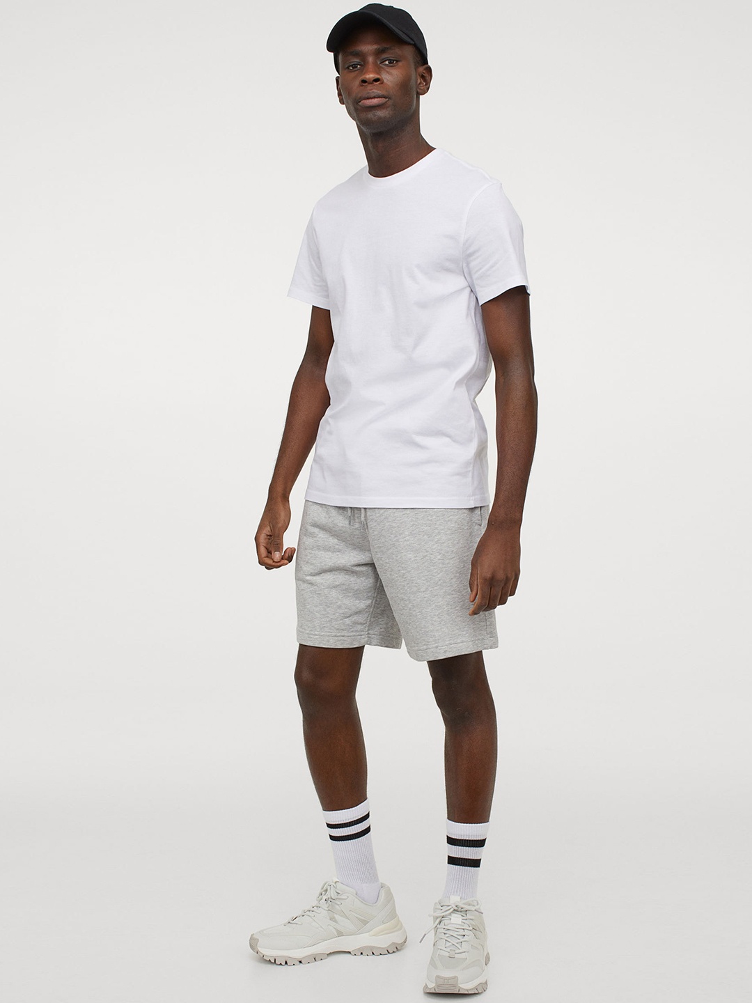 

HM Men 3-Pack Cotton Pure Cotton T-shirts, White