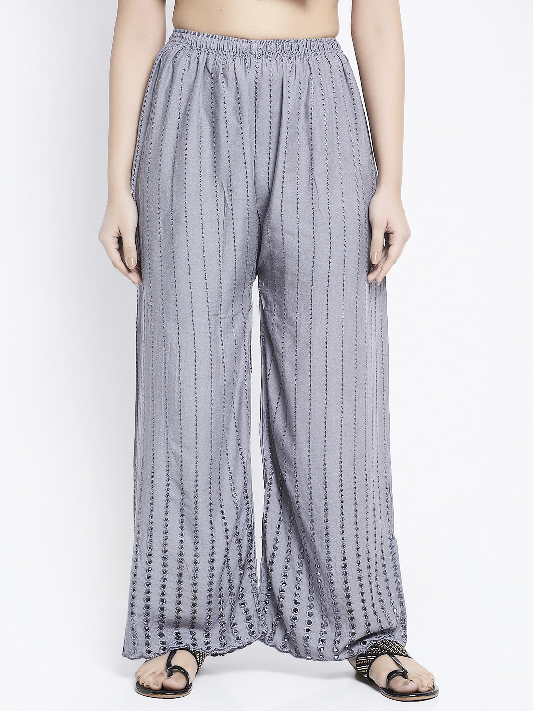 

GRACIT Women Grey Solid