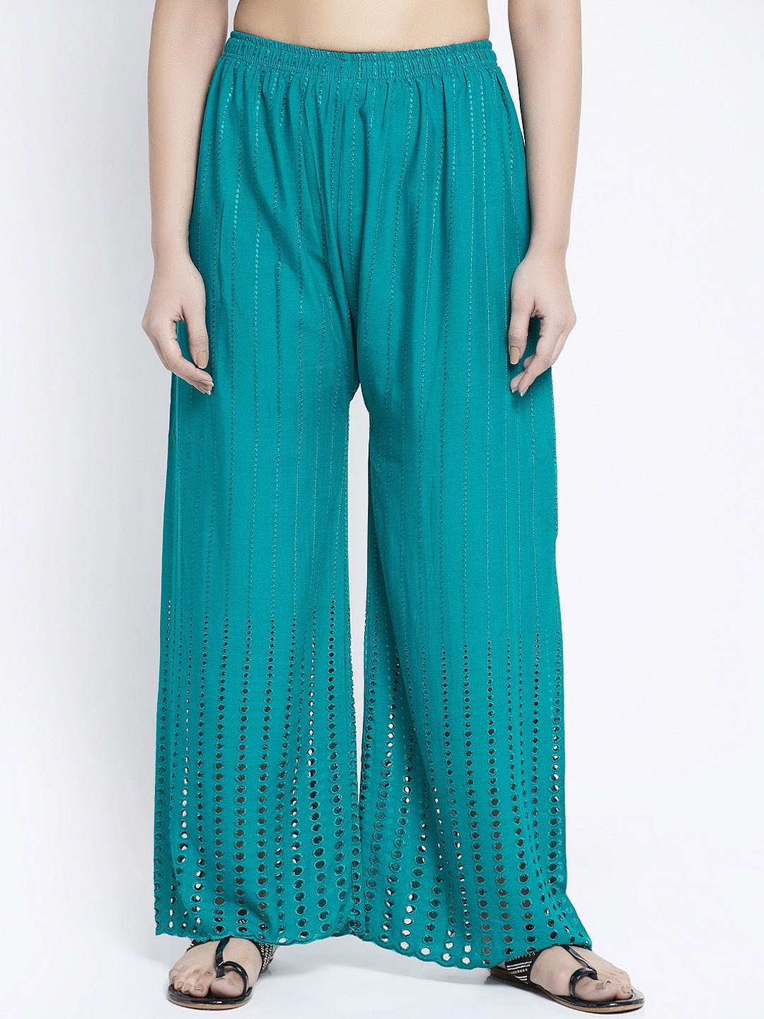 

GRACIT Women Turquoise Blue Solid