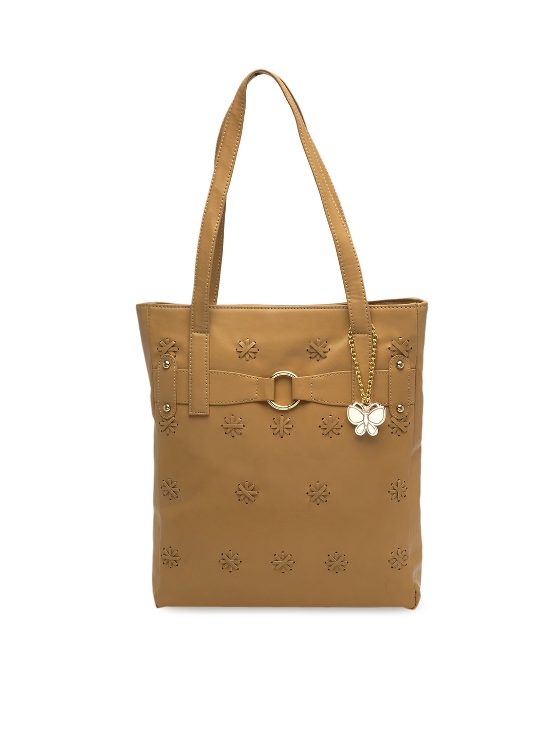 

Butterflies Mustard Solid Shoulder Bag