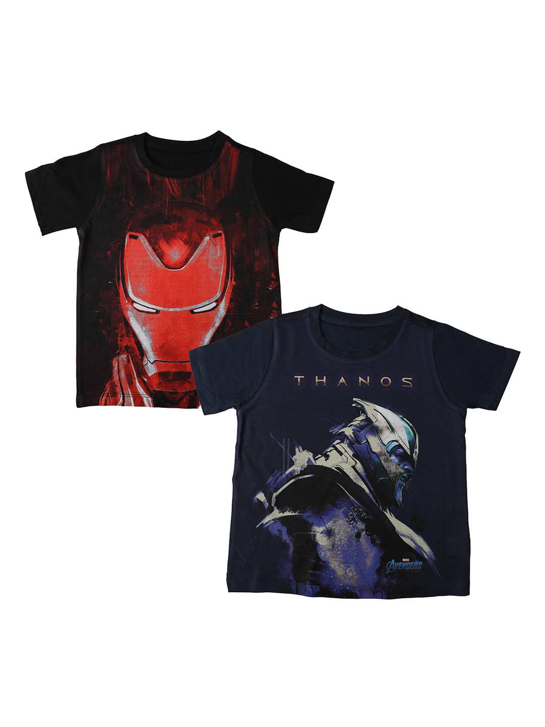 

Marvel by Wear Your Mind Boys Black Printed Round Neck T-shirt