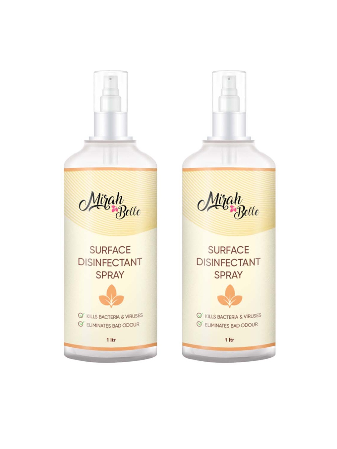 

Mirah Belle Surface Disinfectant Spray - 1 Ltr, Transparent
