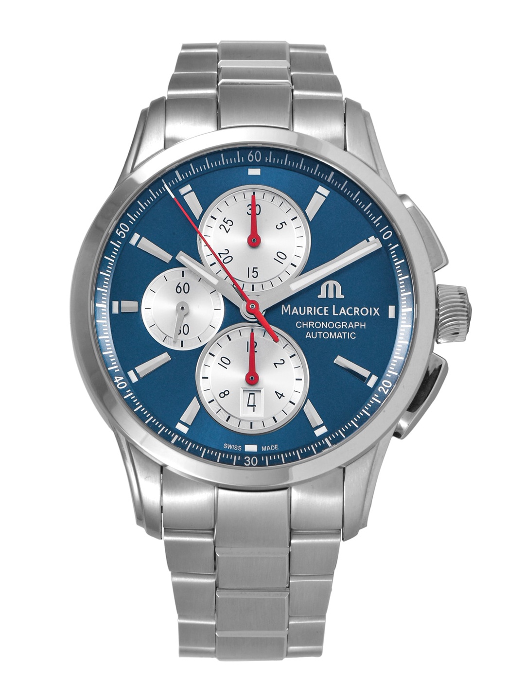 

MAURICE LACROIX Men Blue Analogue Watch