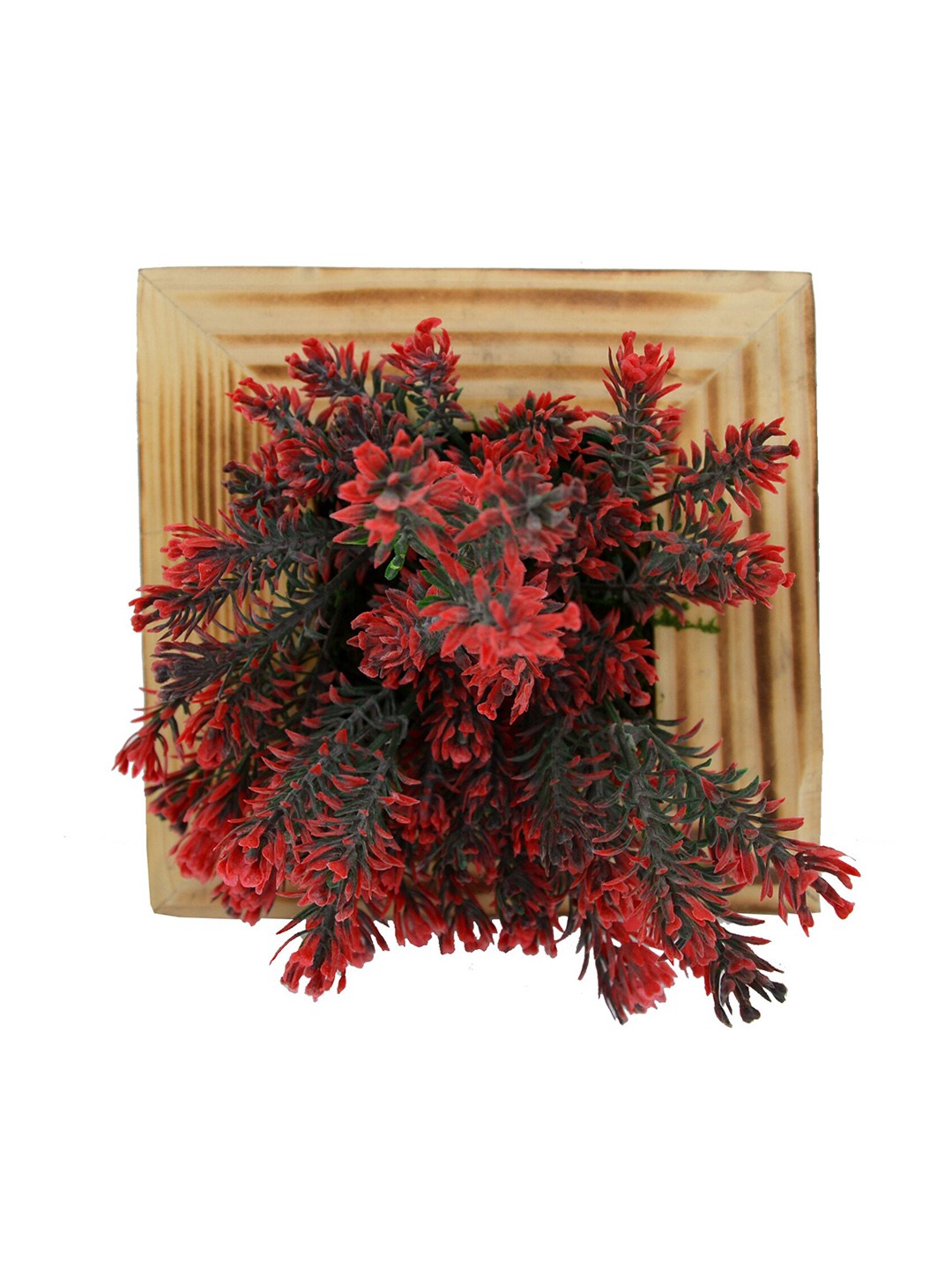 

fancy mart Red & Black Artificial Rosemary Plant With Hanging Panel