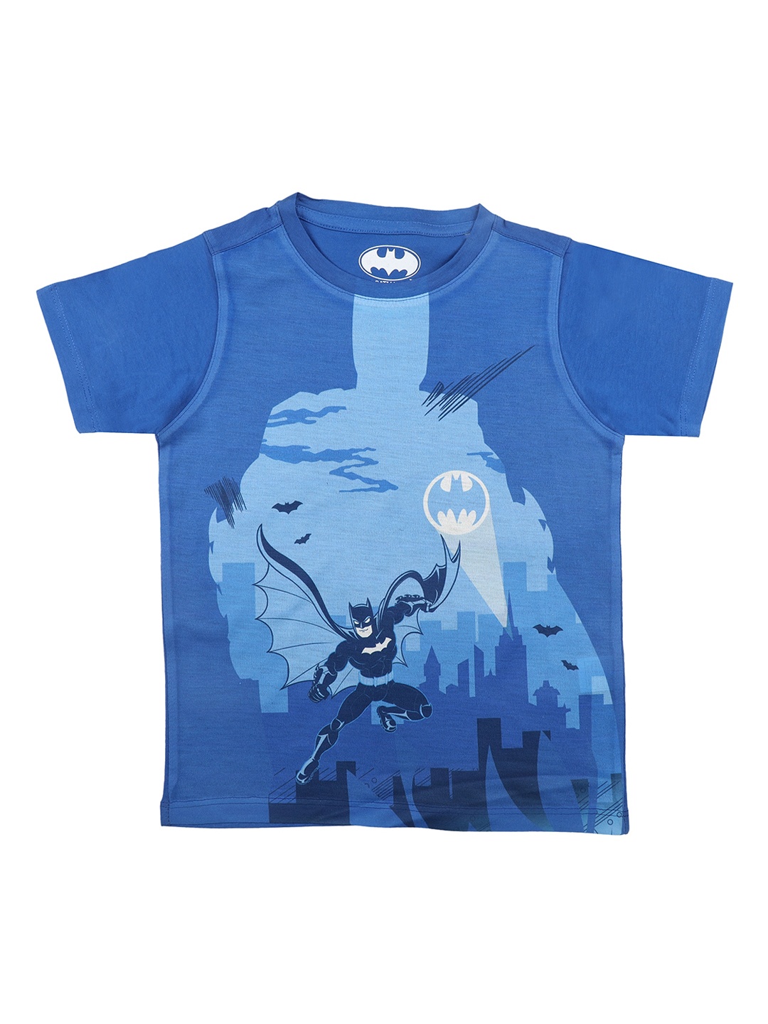 

Batman Boys Blue Printed Round Neck T-shirt