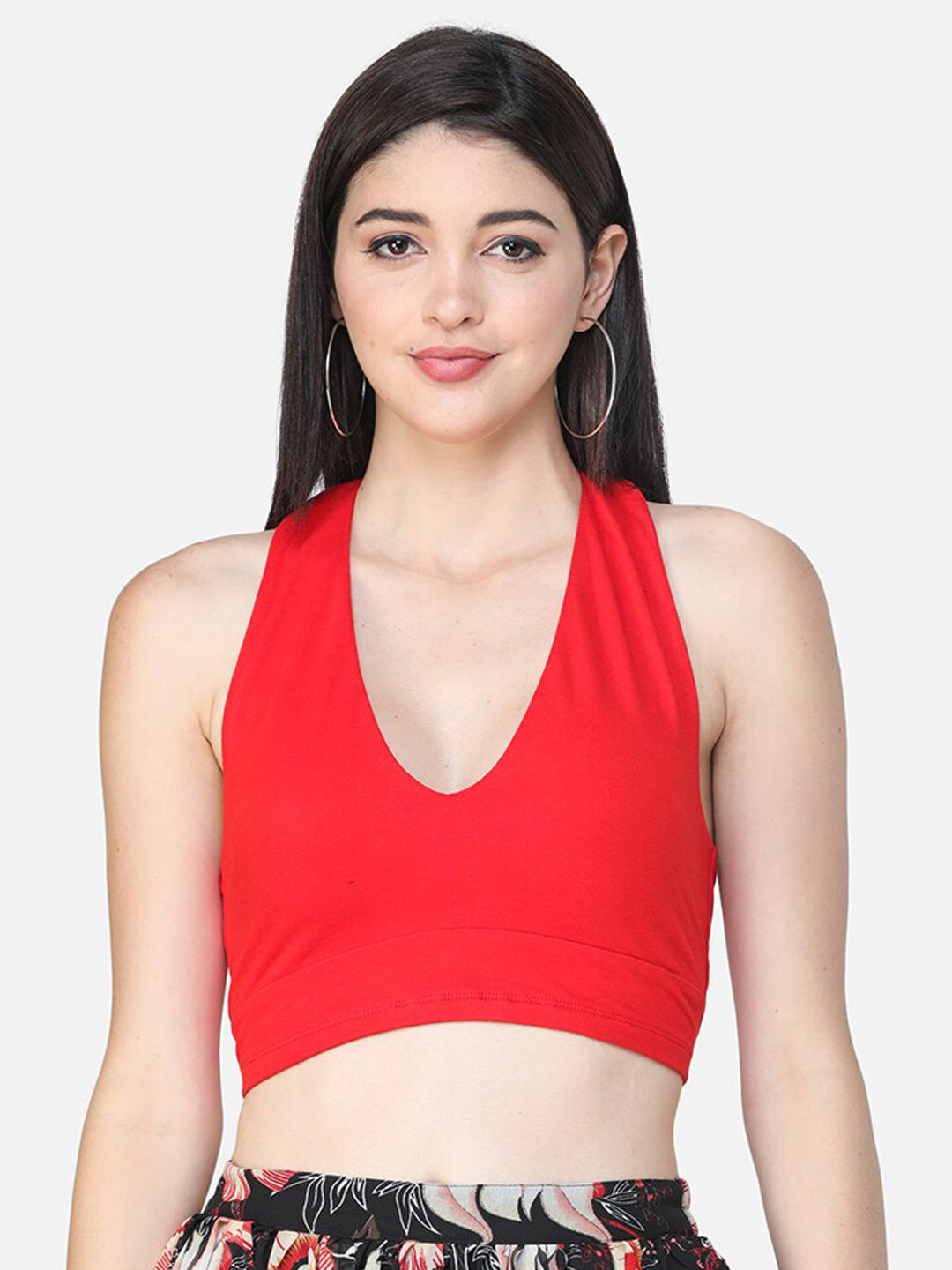 

SCORPIUS Women Red Solid Top