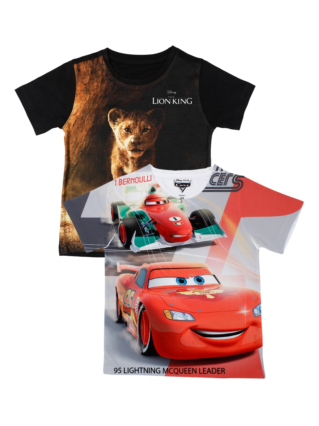 Disney by Wear Your Mind Boys Multicoloured Printed Round Neck T-shirt, Multi