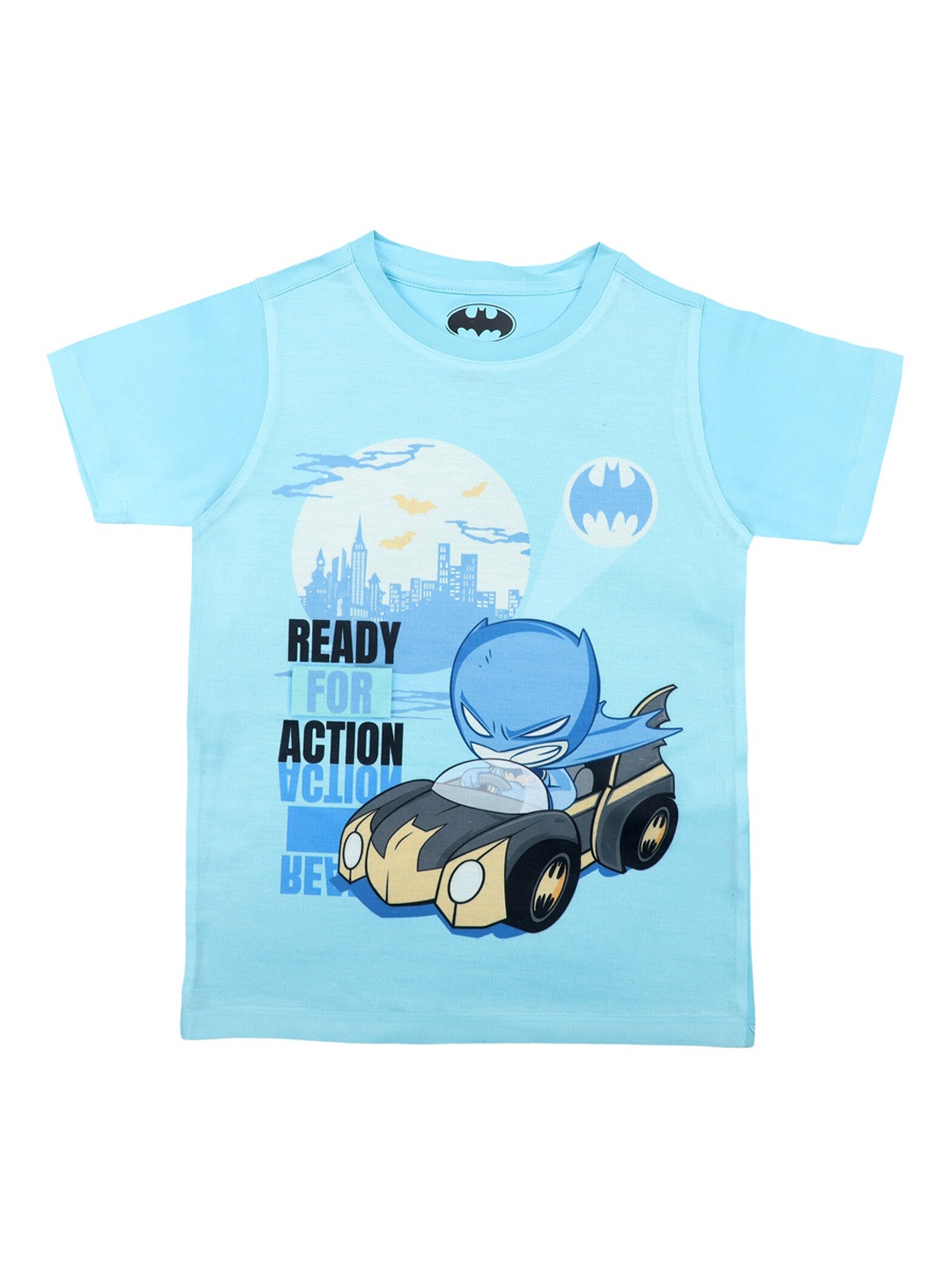 

Batman Boys Blue Printed Round Neck T-shirt