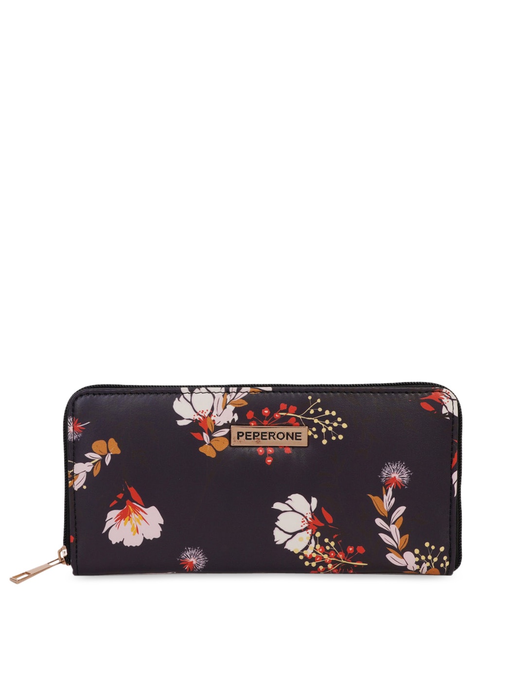 

Peperone Black Printed Sling Bag