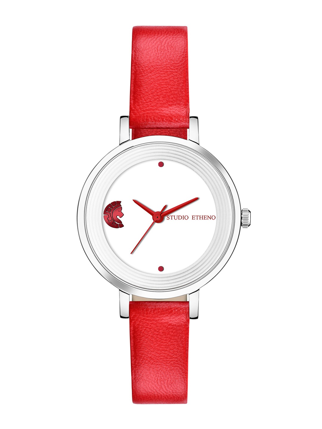 

STUDIO ETHENO Women White & Red Analogue Watch