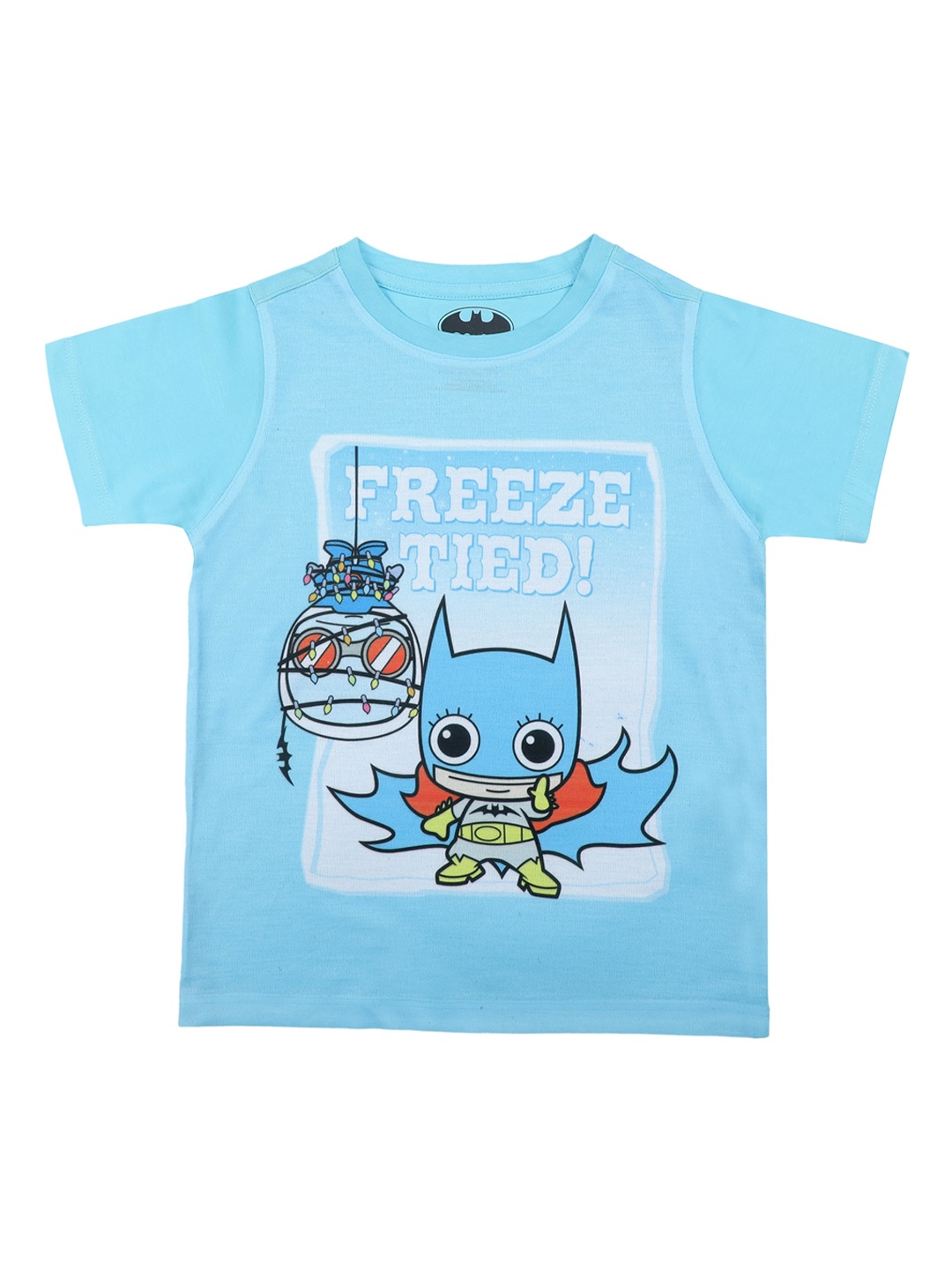 

Batman Boys Blue Printed Round Neck T-shirt