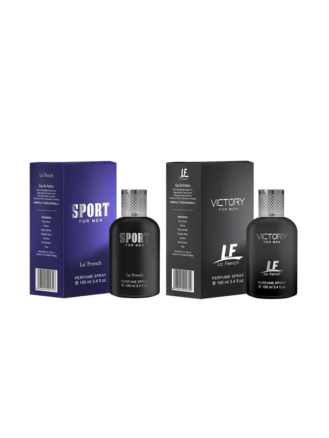 

La French Men Set Of 2 SPORT & VICTORY EAU DE PARFUM, Blue