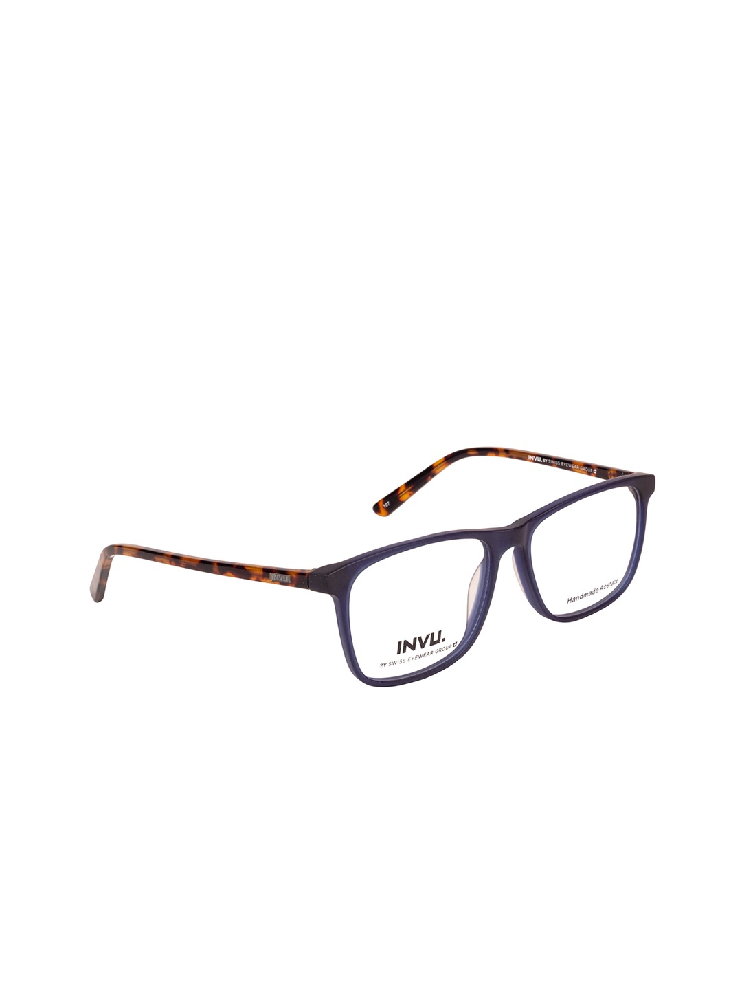

INVU Women Black & Yellow Colourblocked Full Rim Rectangle Frames