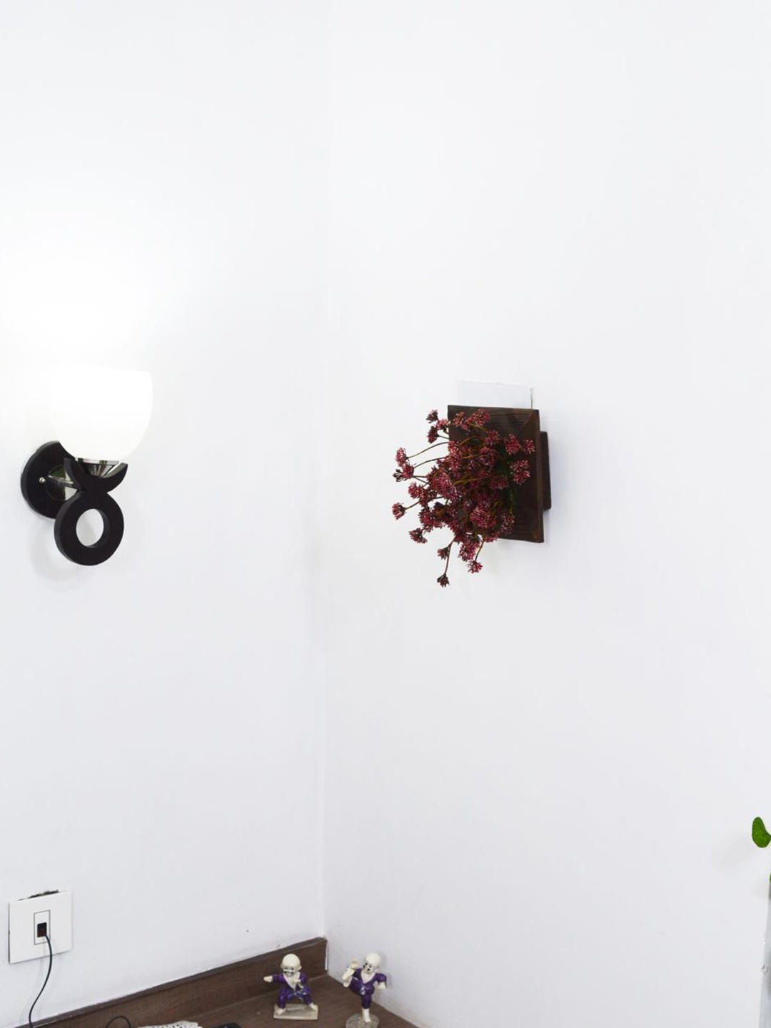 

fancy mart Red & Green Artificial Stonecrop Plant With Wall Hanging Panel