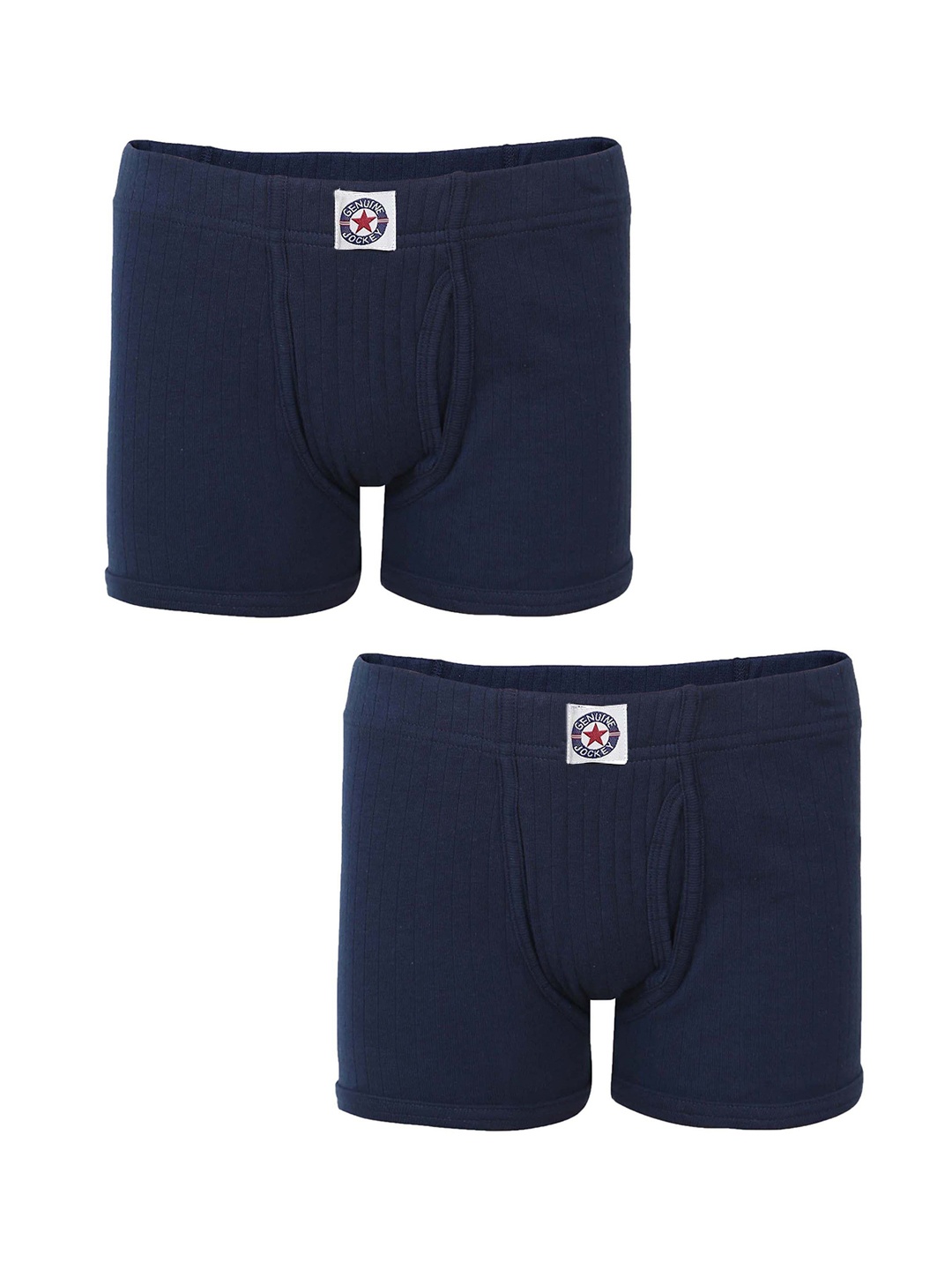 

Jockey Boys Pack Of 2 Solid Super Combed Cotton Rib Trunks -3036, Assorted