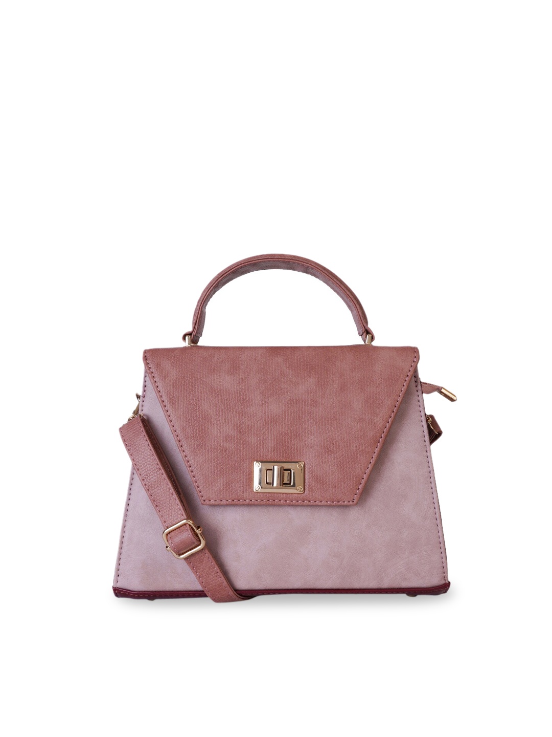 

Peperone Pink Solid Handheld Bag