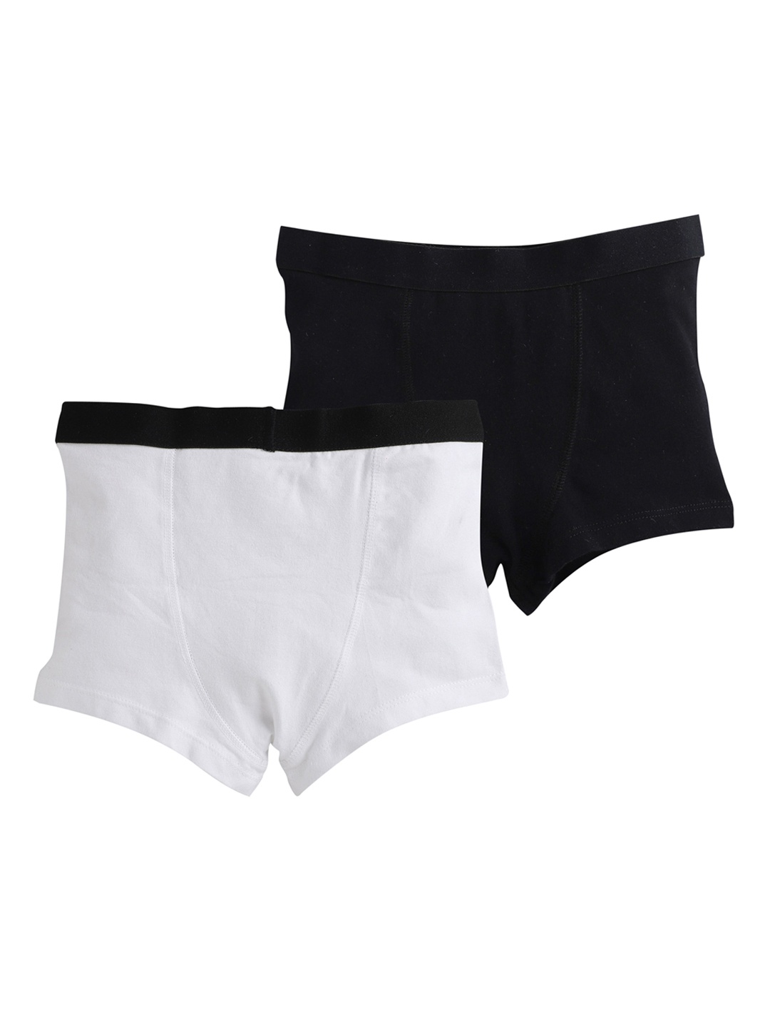 

Charm n Cherish Boys Pack Of 2 Solid Trunks BWTR21, Black