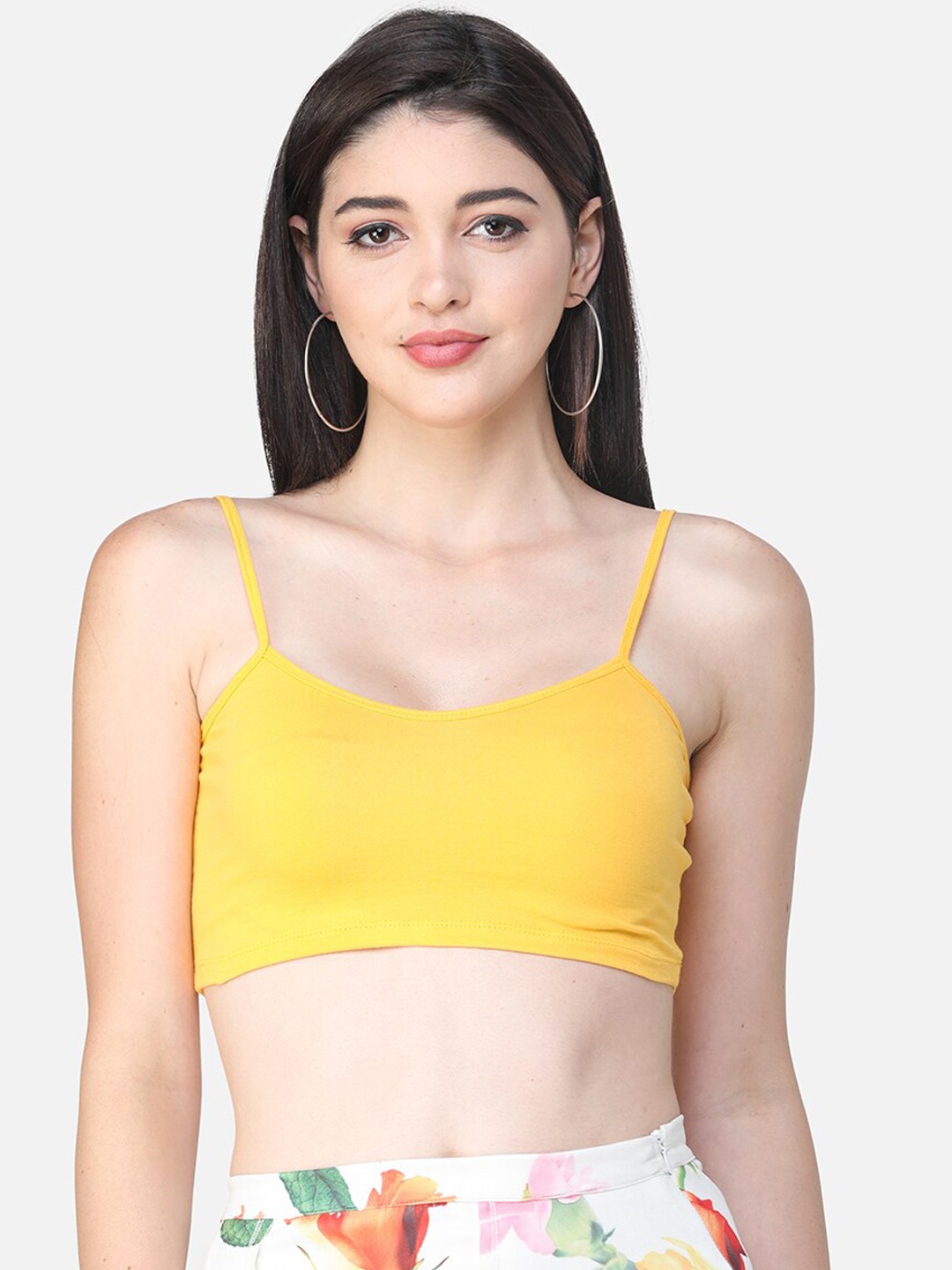 SCORPIUS Women Yellow Solid Top