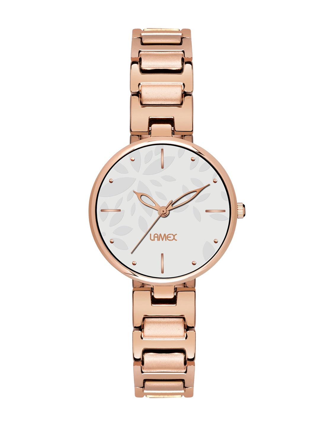 

LAMEX Women White Analogue Watch 9902-UNIKDLX-RG-WHT