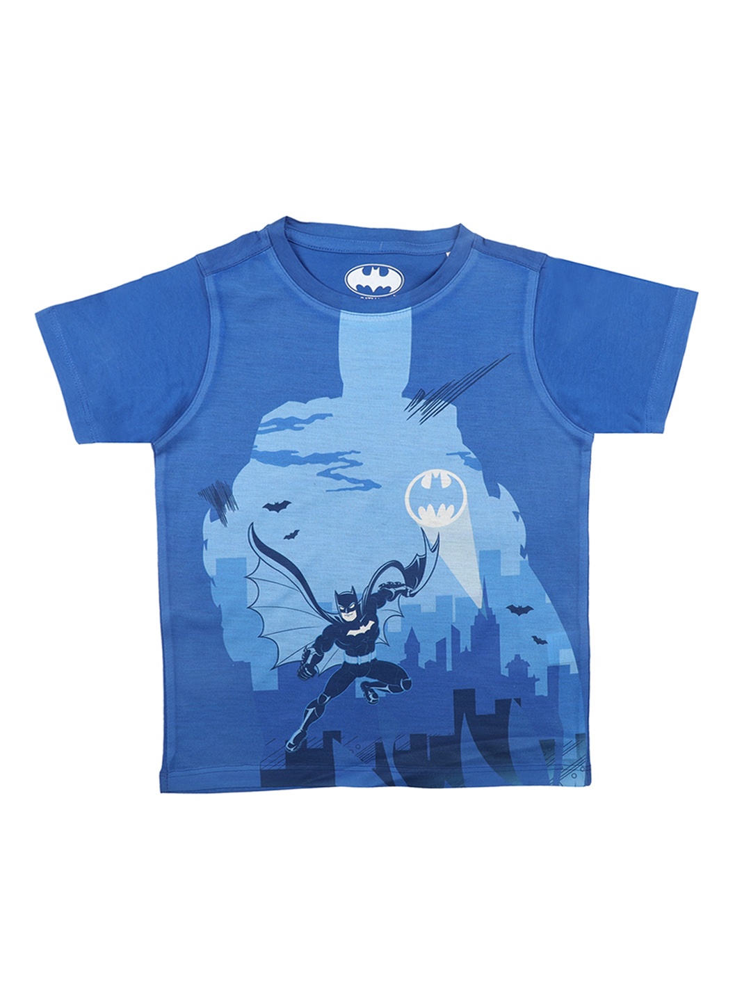 

Batman Boys Blue Printed Round Neck T-shirt