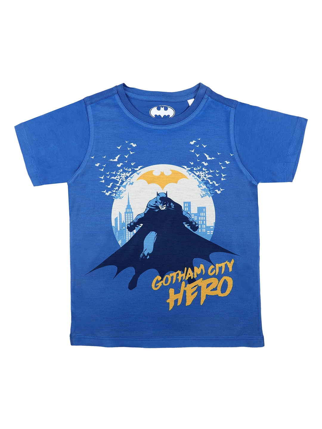 

Batman Boys Blue Printed Round Neck T-shirt