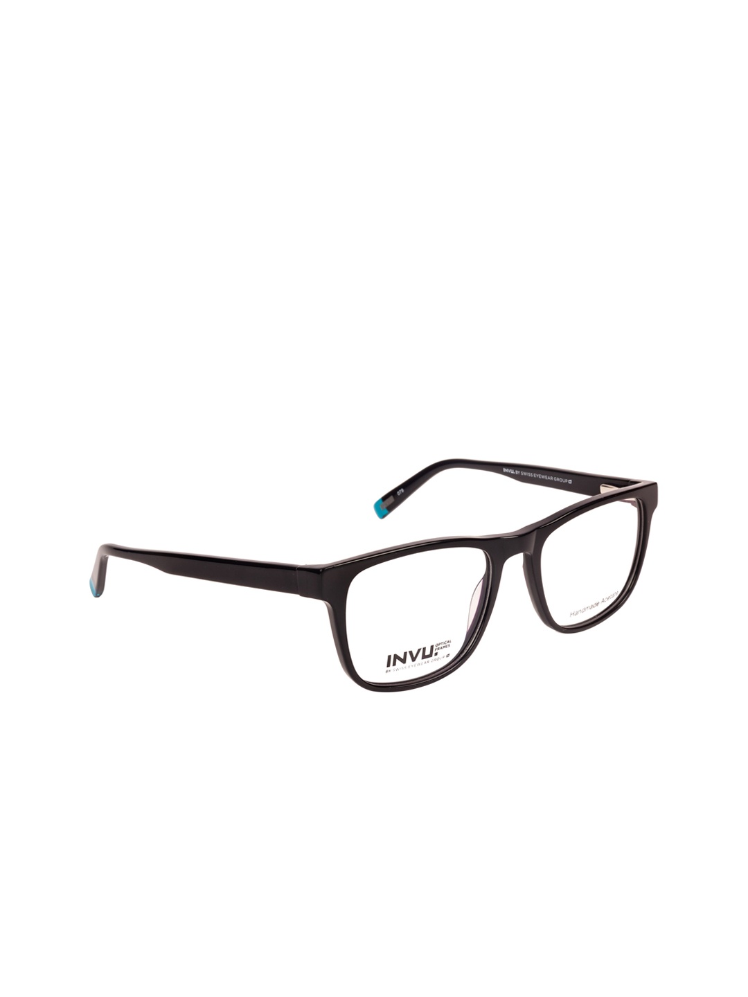 

INVU Women Black Solid Full Rim Rectangle Frames
