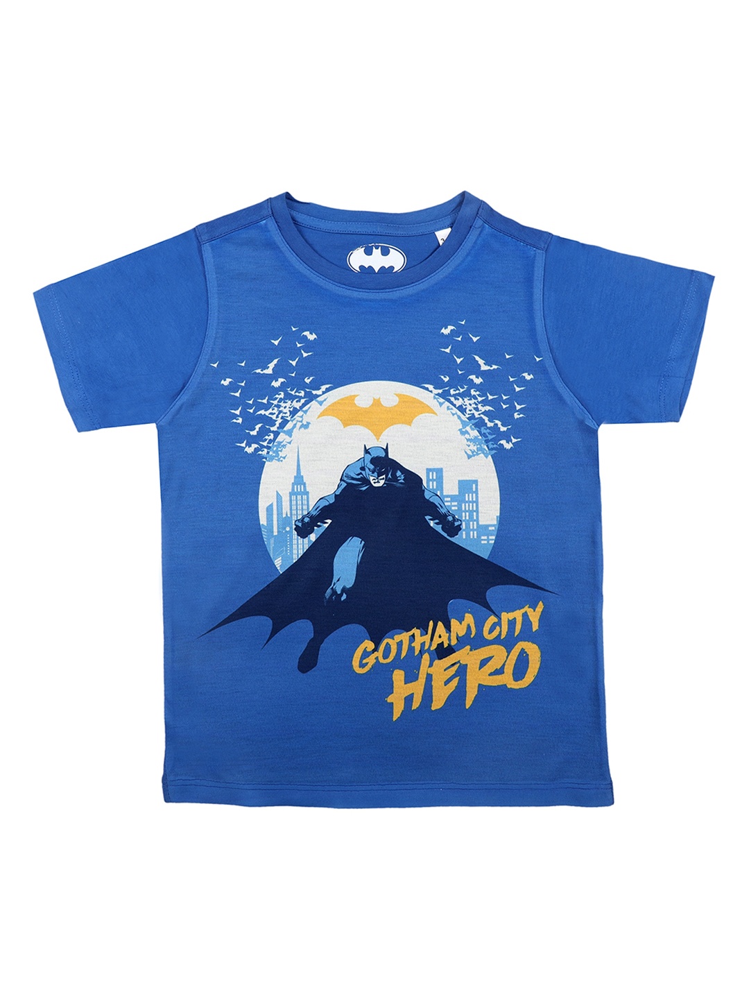 

Batman Boys Blue Printed Round Neck T-shirt