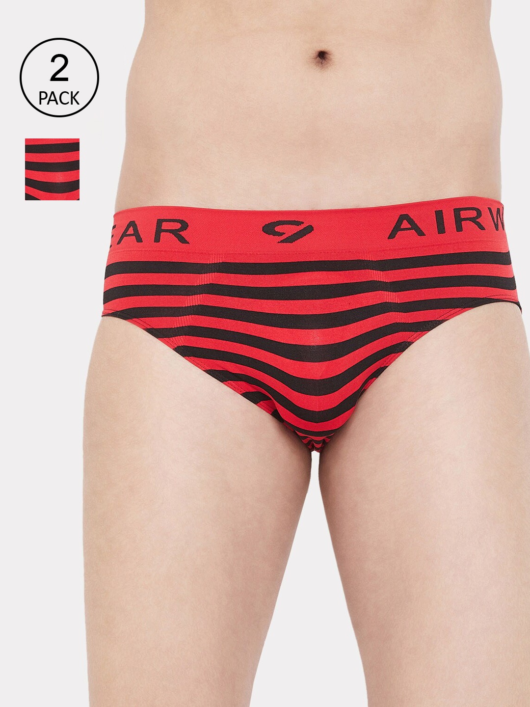

C9 AIRWEAR Men Seamless Pack of 2 Assorted Basic Briefs
