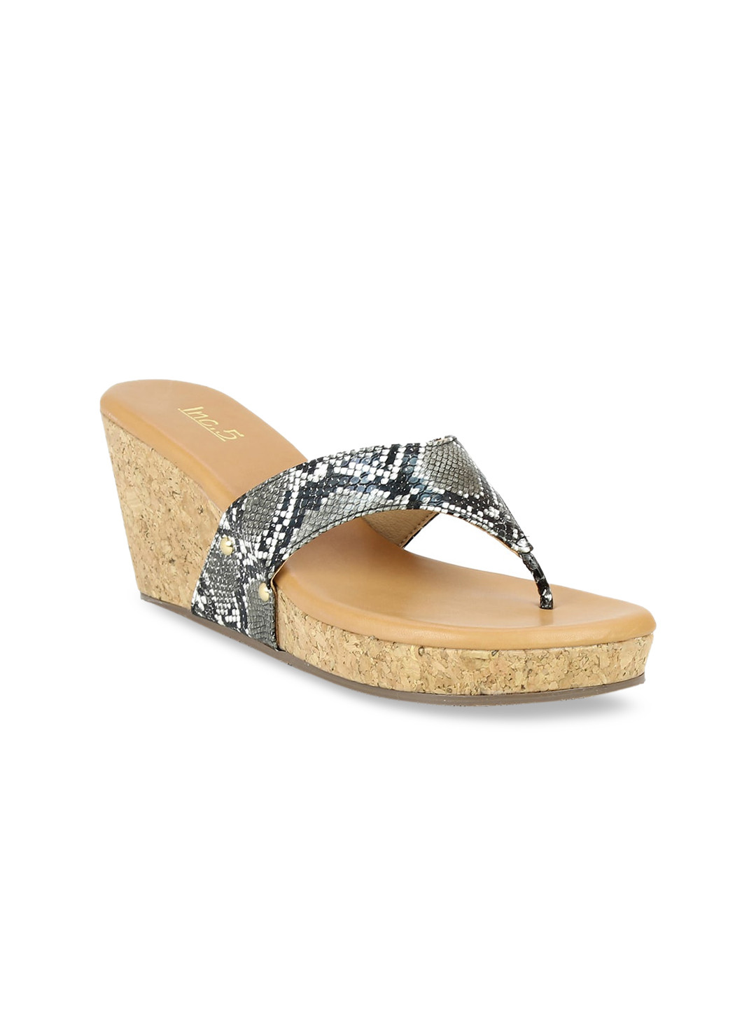 

Inc 5 Women Black Printed Sandals