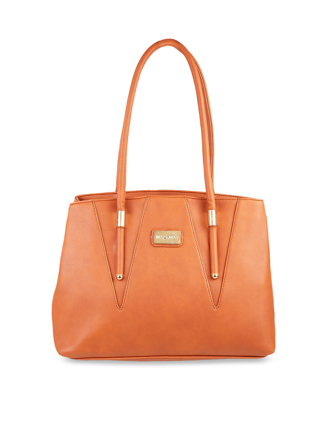 

WALKWAY by Metro Tan Brown Solid Shoulder Bag