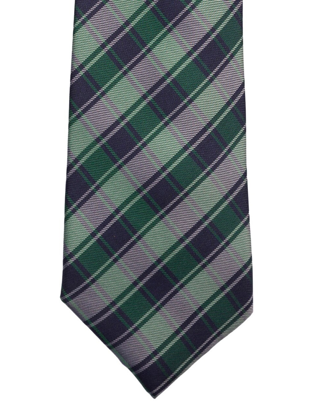 

The Tie Hub Green Checked Broad Tie