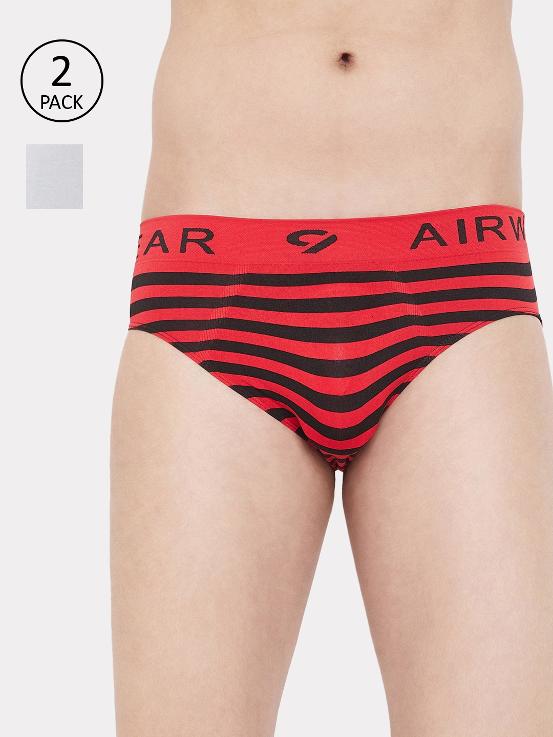 

C9 AIRWEAR Seamless Men Pack of 2 Assorted Basic Briefs