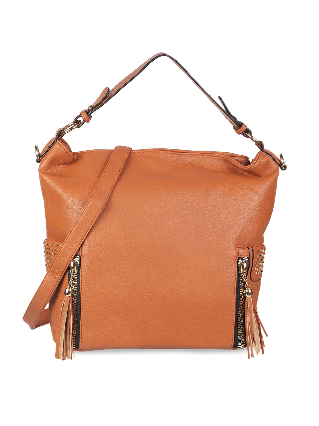 

WALKWAY by Metro Tan Solid Satchel