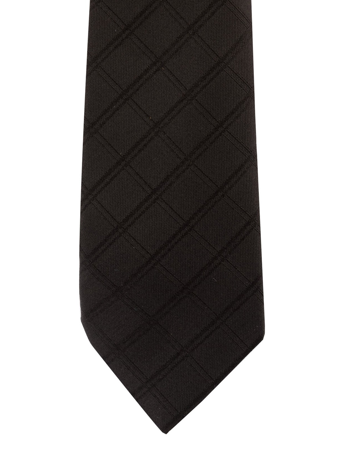 

The Tie Hub Black Checked Skinny Tie