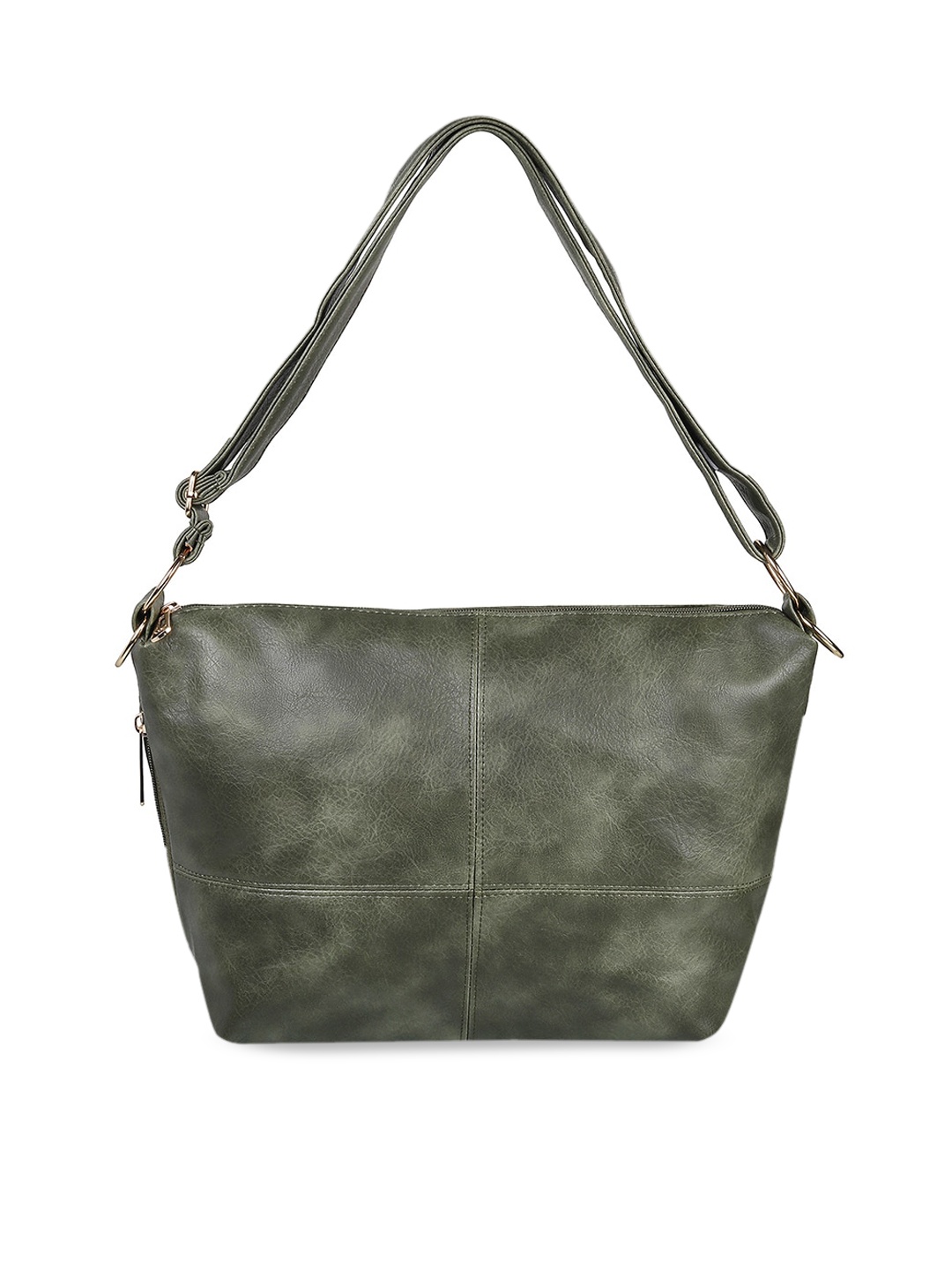 

WALKWAY by Metro Olive Green Printed Shoulder Bag