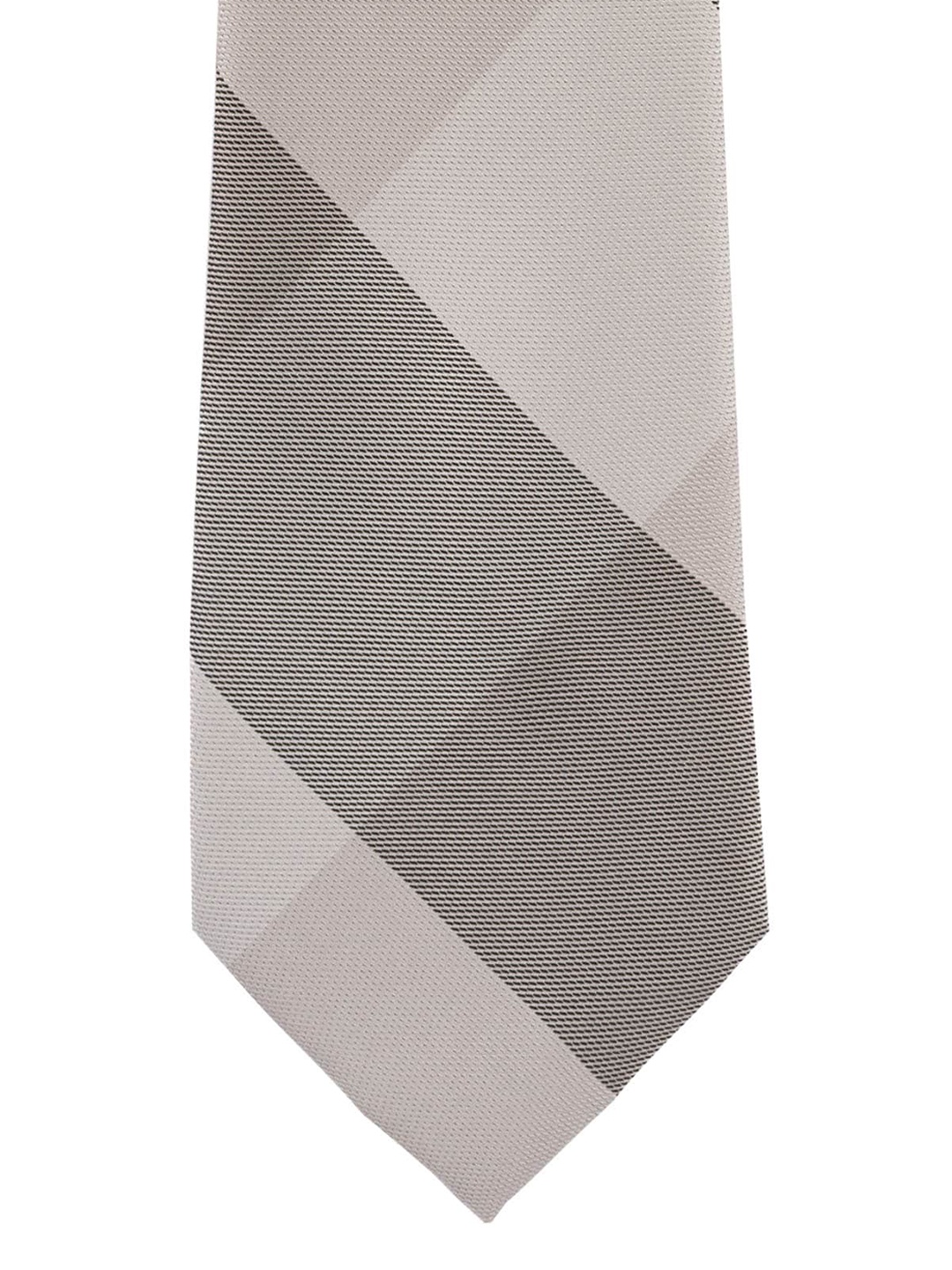 

The Tie Hub Beige & Brown Checked Broad Tie